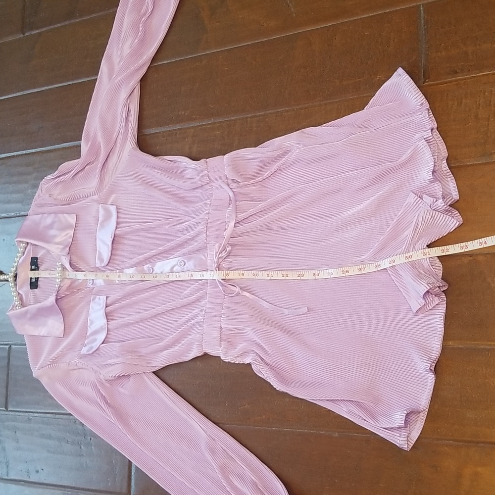 Blue B Light Purple Long Sleeve Romper - Picture 4 of 11